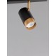 Sandy black & Gold Aluminium LED GU10 3x10 Watt IP20 220-240 Volt Bulb Excluded L: 60 W: 6 H: 14 cm 9111435