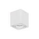 White Aluminium LED GU10 1x10 Watt IP20 230 Volt Bulb Excluded L: 11 W: 11 H: 10 cm