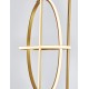 Gold Aluminium & Acrylic LED 48.6 Watt 230 Volt 3360Lm 3000 IP20 D: 52 W: 16 H1: 61 H2: 120 cm 9114862