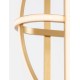 Gold Aluminium & Acrylic LED 48.6 Watt 230 Volt 3360Lm 3000 IP20 D: 52 W: 16 H1: 61 H2: 120 cm 9114862