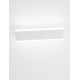 Sandy White Aluminium & Acrylic LED 2x8 Watt 230 Volt 1056Lm 3000 IP20 L: 30.4 W: 11.8 H: 11.8 cm 9115908