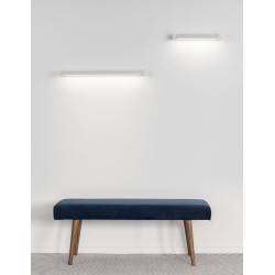 Sandy White Aluminium & Acrylic LED 12 Watt 230 Volt Lm 3000 IP20 L: 40 W: 9 H: 4.2 cm 9117312