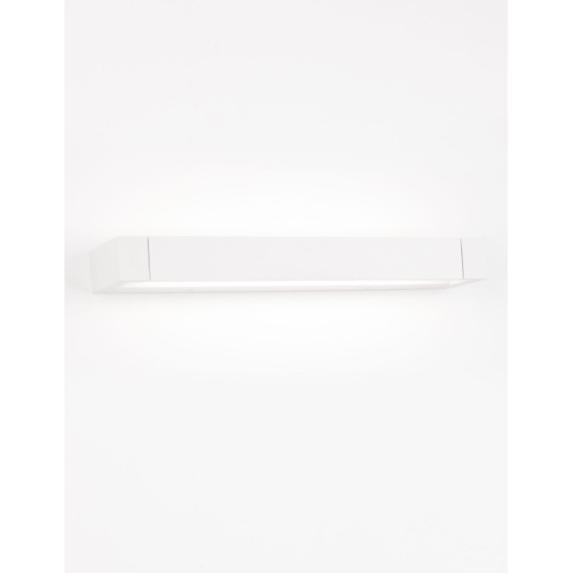 Sandy White Aluminium & Acrylic LED 12 Watt 230 Volt Lm 3000 IP20 L: 40 W: 9 H: 4.2 cm 9117312