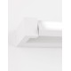 Sandy White Aluminium & Acrylic LED 12 Watt 230 Volt Lm 3000 IP20 L: 40 W: 9 H: 4.2 cm 9117312