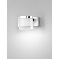 Chrome Aluminum& Acrylic LED 5 Watt 220-240 Volt 513Lm 3000 IP44 L: 12 W: 9.8 H: 7.5cm 9122311