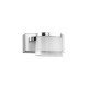 Chrome Aluminum& Acrylic LED 5 Watt 220-240 Volt 513Lm 3000 IP44 L: 12 W: 9.8 H: 7.5cm 9122311