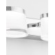Chrome Aluminum & Acrylic LED 15 Watt 220-240 Volt 1620Lm 3000 IP44 L: 38 W: 9.8 H: 7.5 cm 9122331