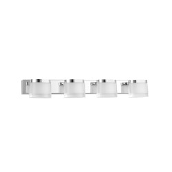 Chrome Aluminum & Acrylic LED 20 Watt 220-240 Volt 1906Lm 3000 IP44 L: 51 W: 9.8 H: 7.5 cm 9122341
