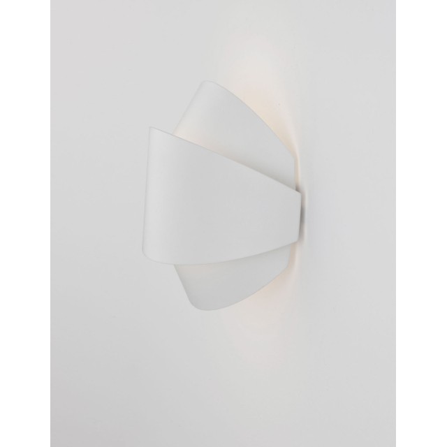 Sandy White Metal & Acrylic LED 12 Watt 220-240V Volt 673Lm 3000 IP20 L: 20 W: 9 H: 16 cm 9128312