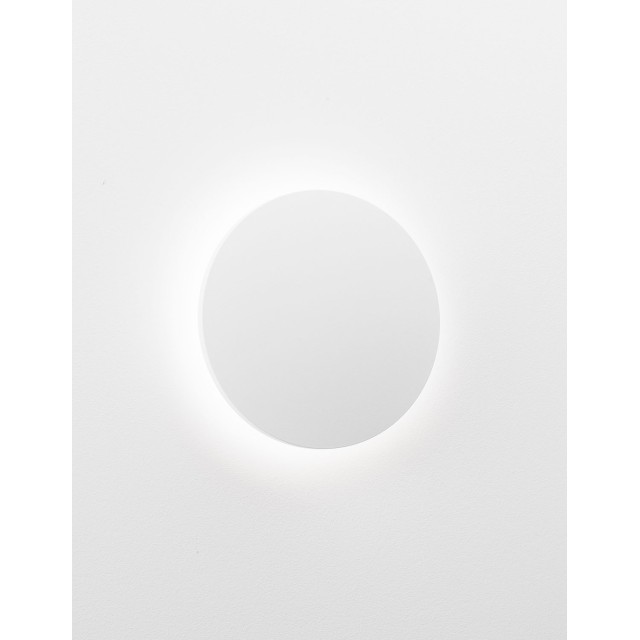 Sandy White Metal & Aluminium Acrylic LED 12 Watt 220-240 Volt 1264Lm 3000 IP20 D: 18 W: 4 cm 9130512