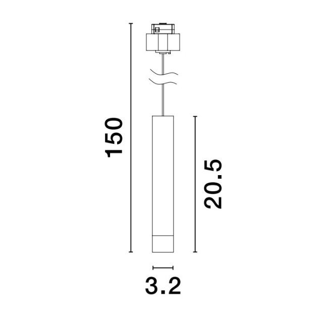 Brass Gold Aluminium 10W DC48V Bridgelux D: 3.2 H: 150 550Lm >90 3000-6500K IP20