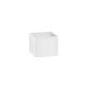 White Aluminium LED 6 Watt 579Lm 3000K 220-240 Volt 50Hz Beam Angle 90º IP20 L: 9.8 W: 10 H: 8 cm