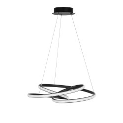 Sandy Black Aluminium & Acrylic LED 43 Watt 230 Volt 3013Lm 3000 IP20 D: 52 H: 120cm 9147112