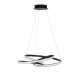 Sandy Black Aluminium & Acrylic LED 43 Watt 230 Volt 3013Lm 3000 IP20 D: 52 H: 120cm 9147112