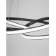 Sandy Black Aluminium & Acrylic LED 43 Watt 230 Volt 3013Lm 3000 IP20 D: 52 H: 120cm 9147112