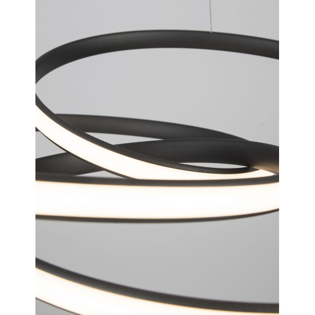 Sandy Black Aluminium & Acrylic LED 43 Watt 230 Volt 3013Lm 3000 IP20 D: 52 H: 120cm 9147112