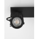 Sandy Black Metal LED GU10 2x10 Watt 230 Volt IP20 Bulb Excluded L: 31.5 W: 7 H: 16 cm 9155102