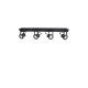 Sandy Black Metal LED GU10 4x10 Watt 230 Volt IP20 Bulb Excluded L: 71 W: 19 H: 16 cm 9155103