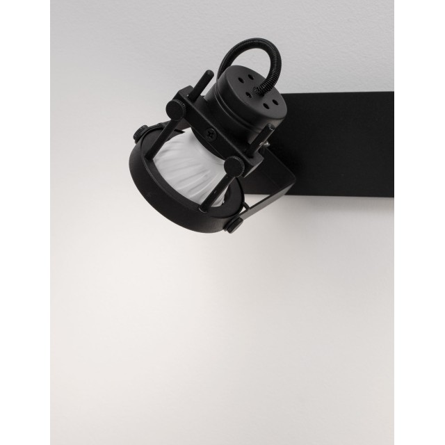 Sandy Black Metal LED GU10 4x10 Watt 230 Volt IP20 Bulb Excluded L: 71 W: 19 H: 16 cm 9155103