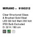 Clear Structured Glass & Brushed Gold Steel LED G9 3x5 Watt 230 Volt IP20 Bulb Excluded D: 32 H: 180 cm 9160212