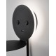 Black Aluminium AdjusTable Switch On/Off USB Charger LED Samsung 230 Volt 3000 Backlight 6 Watt 310Lm Reader 3 Watt 210Lm IP20 L: 15 W: 19.5 H: 50 cm 9173282
