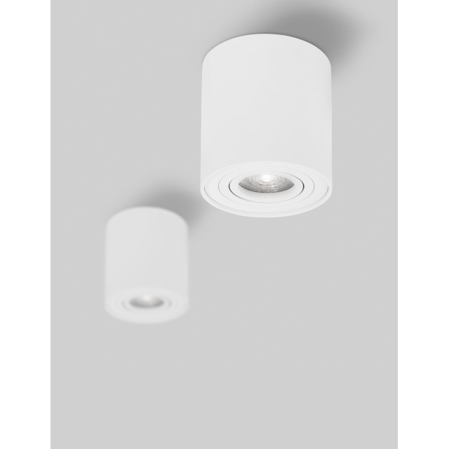 Downlight Οροφής Gozzano GU10 Λευκό Αλουμίνιο Ρυθμιζόμενο 9174511 Nova Luce