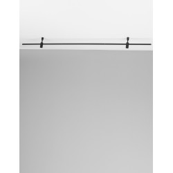 Magnetic Wall Structure Sandy Black Aluminium L: 150 W: 1.5 H: 12 cm