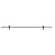 Magnetic Wall Structure Sandy Black Aluminium L: 150 W: 1.5 H: 12 cm