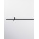 Magnetic Wall Structure Sandy Black Aluminium L: 150 W: 1.5 H: 12 cm