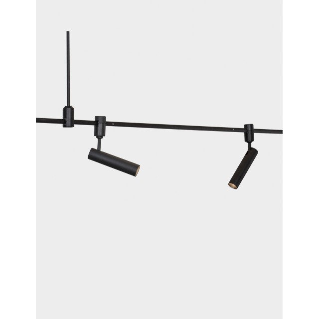 Ράγα Αλουμινίου GRAMMI 01 60W  Μαύρο Nova Luce 9180563