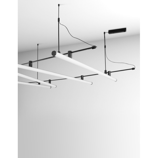 Ράγα Αλουμινίου GRAMMI 01 60W  Μαύρο Nova Luce 9180563