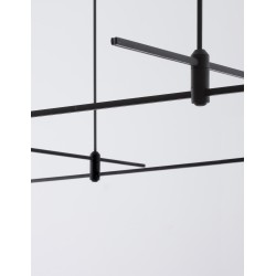 Magnetic Cube Structure Sandy Black Aluminium IP20 Driver 60 Watt AC85-265V L: 80 W: 80 H: 10 cm
