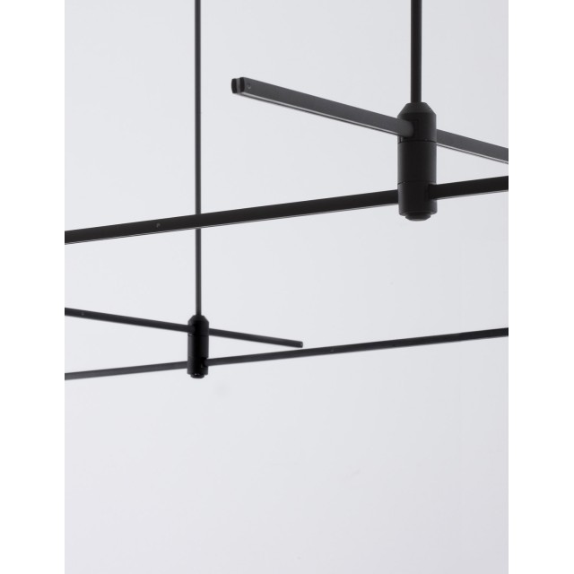 Magnetic Cube Structure Sandy Black Aluminium IP20 Driver 60 Watt AC85-265V L: 80 W: 80 H: 10 cm