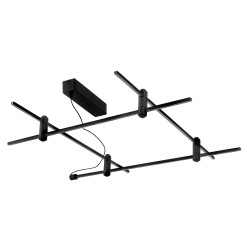 Magnetic Cube Structure Sandy Black Aluminium IP20 Driver 60 Watt AC85-265V L: 80 W: 80 H: 10 cm