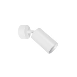 Sandy White Aluminium LED GU10 1x10 Watt IP20 220-240 Volt Bulb Excluded D: 5.6 H: 15 cm 9184311