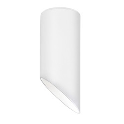 Sandy White Aluminium Outside Sandy White Aluminium Inside LED GU10 1x10 Watt IP20 220-240 Volt Bulb Excluded D: 6 H: 15 cm