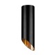 Sandy Black Aluminium Outside Gold Aluminium Inside LED GU10 1x10 Watt IP20 220-240 Volt Bulb Excluded D: 6 H: 15 cm