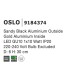 Sandy Black Aluminium Outside Gold Aluminium Inside LED GU10 1x10 Watt IP20 220-240 Volt Bulb Excluded D: 6 H: 30 cm