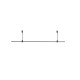 Magnetic Tubular Structure Sandy Black Aluminium L: 200 H: 35 cm