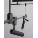 Magnetic Tubular Structure Sandy Black Aluminium L: 200 H: 35 cm
