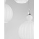 Chrome Aluminium Opal Glass LED LED E14 3x5 Watt 230 Volt IP20 Bulb Excluded D: 37 H1: 20.4 H2: 120 cm 9190882