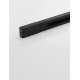 Black Aluminium 3 wires track rail socker End Cap & Power connector are Included 2 meters