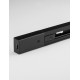 Black Aluminium 2 wires track rail socker End cap & Power Connector are Included 2 meters