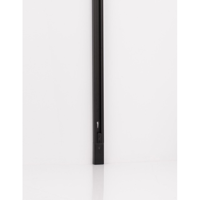 Black Aluminium 2 wires track rail socker End cap & Power Connector are Included 2 meters