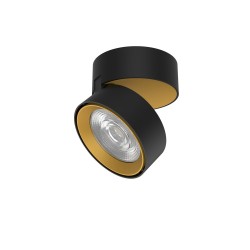 Sandy Gold & Black Aluminium 20W 230V Cree D:9.5 H:7 1450Lm  3000K IP20