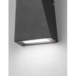 Φωτιστικό Απλίκα Τοίχου Up/Down LED Αλουμινίου Μαύρο Miley 9202262 Nova Luce