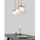 Brass & Black Metal  White Opal Glass LED E14 3x40 Watt IP20 Bulb Excluded L: 70 W: 18 H: 120 cm 9206402