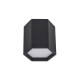 Sandy Black Aluminium & Acrylic LED 10 Watt 230 Volt 600Lm 3000K IP20 D: 25 H: 20 cm