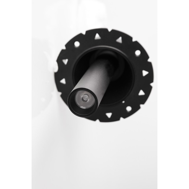 Black Aluminium 6W 220-240V Eaglerise D:2.6 H:25 740Lm 3000K IP20