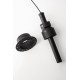 Black Aluminium 6W 220-240V Eaglerise D:2.6 H:25 740Lm 3000K IP20
